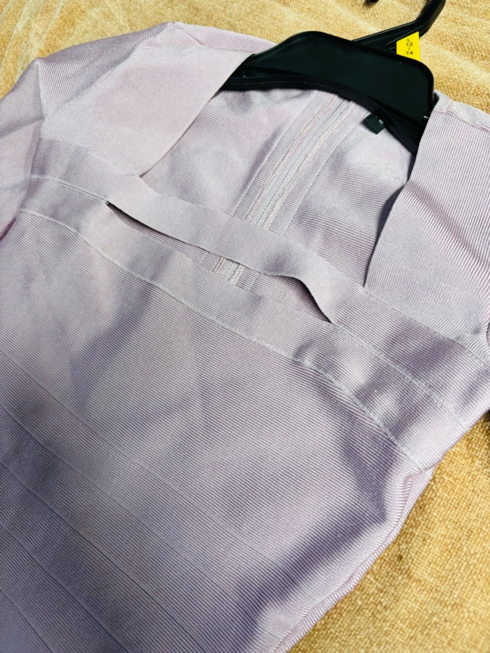 Guess by Marciano Lavender Long-Sleeve Bodycon Cutout Dress - Picture 6 of 12
